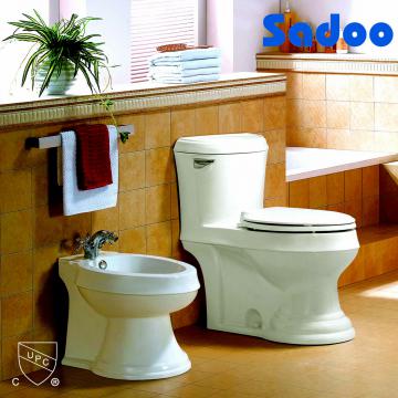 SIPHONIC ONE-PIECE TOILET S-TRAP 305MM ROUGHING IN SD21022A SD2185